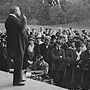 Photo: Theodore Roosevelt addresses a suffragist rally